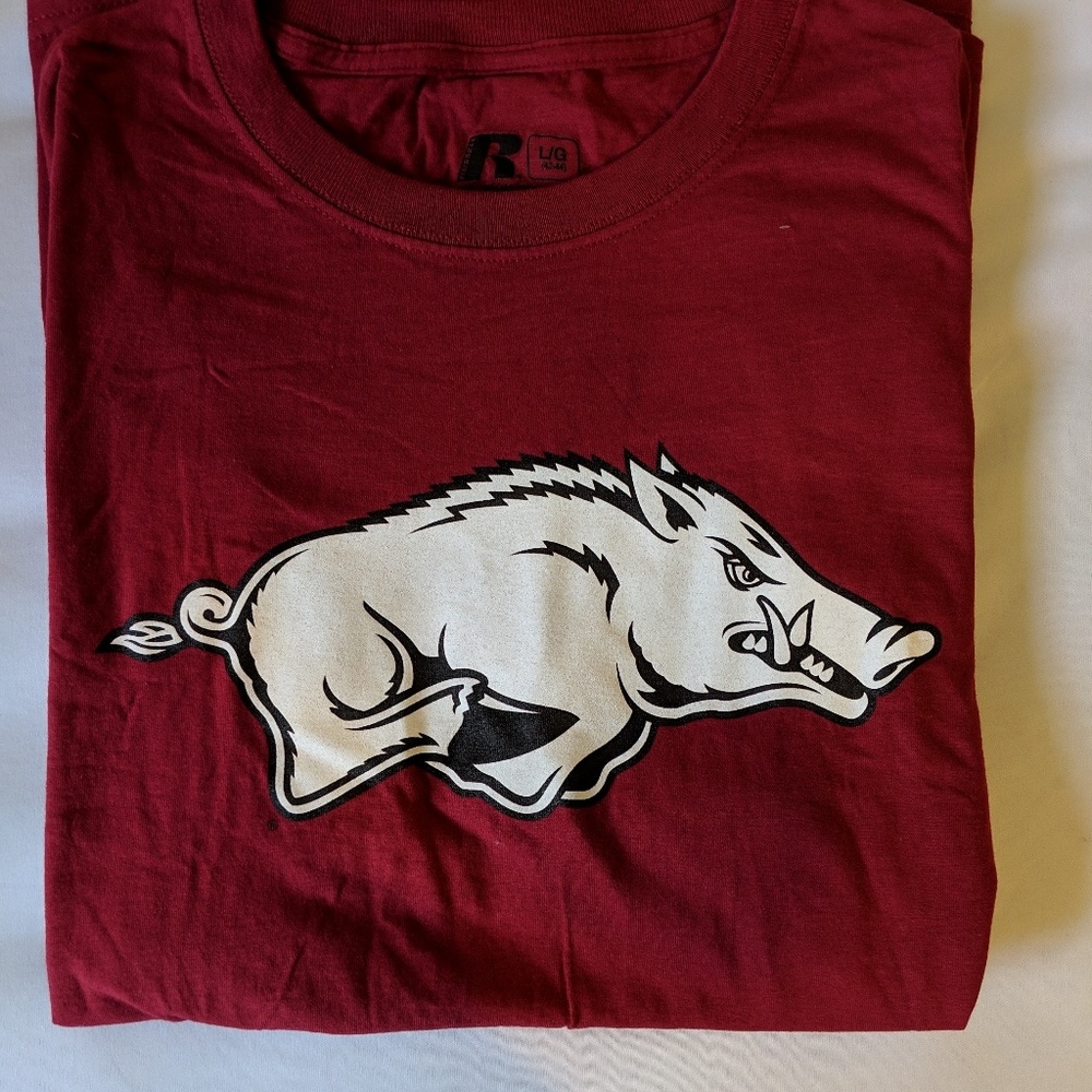 New with Tag Russel Athletics Arkansas Razorbacks